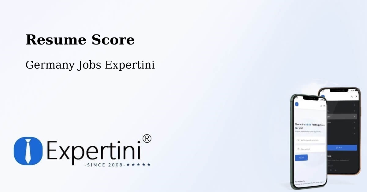 Resume Score & Job Description Match Tool – Adelsheim - Germany Jobs Expertini